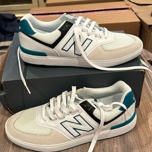 New balance 574 white/green